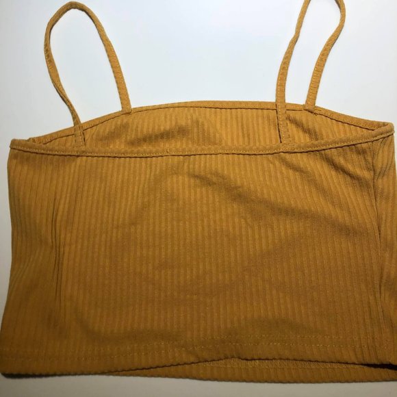 Mustard Crop Top - Picture 2 of 2